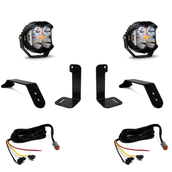 Baja Designs 2018+ Jeep JL JT Dual LP4 Auxiliary Light Kit w Upfitter Online Hot Sale