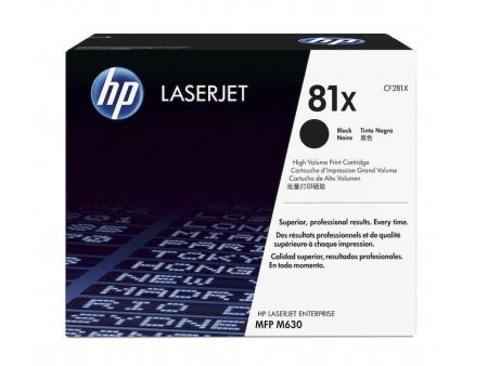 HP 81X Black Toner Cartridge, High Yield (CF281X) Online now