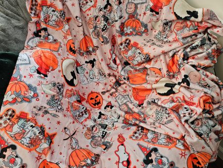 Rts: great pumpkin 50x60 blanket Fashion