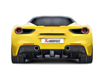 Akrapovic 16-17 Ferrari 488 GTB 488 Spyder Slip-On Line (Titanium) w  Carbon Tips For Cheap