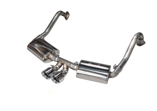 AWE Tuning Porsche 981 Performance Exhaust System - w Chrome Silver Tips For Sale