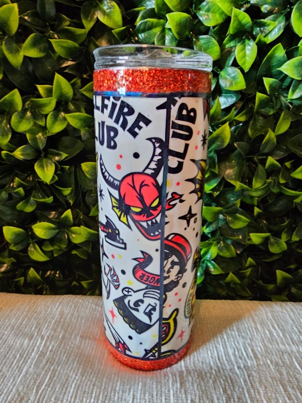 Stranger things inspired tumbler on Sale