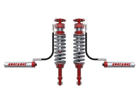 aFe 17-19 Ford F-150 Raptor Sway-A-Way 3.0 Front Coilover Kit w  Remote Reservoirs and Comp Adj Sale