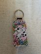 Spotted dog fabric keychain Online now