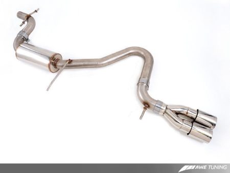 AWE Tuning Audi 8P A3 FWD Cat-Back Performance Resonated Exhaust on Sale