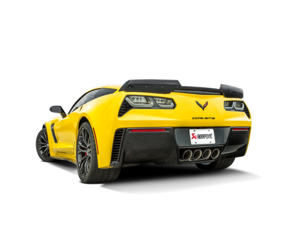 Akrapovic 14-17 Chevrolet Corvette Z06 (C7) Slip-On Line (Titanium) w  Carbon Tips Sale