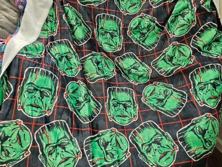 Rts: frankenstein 50x60 blanket Online now