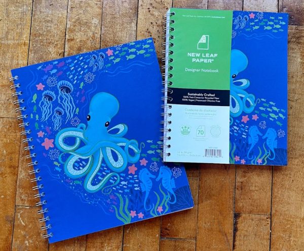 Designer Notebook Multi-Pack - set of (3) books, Sea Leaves Succulent Cheap