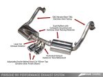 AWE Tuning Porsche 981 Performance Exhaust System - w Chrome Silver Tips For Sale