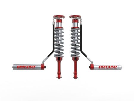 aFe Sway-A-Way 10-14 F150 Raptor 6.2L 2.5 Front Coilover Kit w  Remote Reservoirs and Compr Adjuster Supply