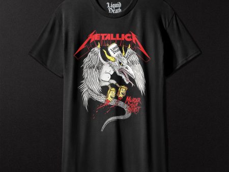 Liquid Death x Metallica Tour Tee For Discount