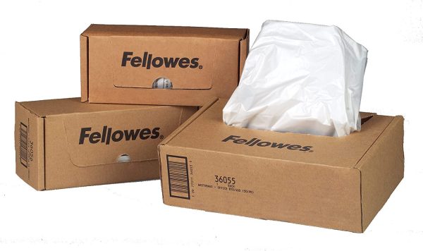 Fellowes Waste Bags for 125   225   2250 Series Shredders (50 Bags Box) Discount