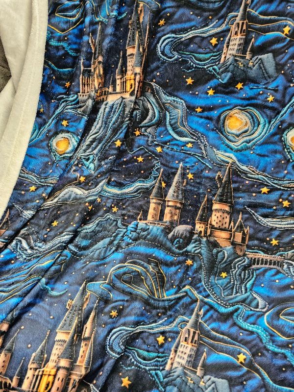 Rts starry night castle 60x80 blanket on Sale