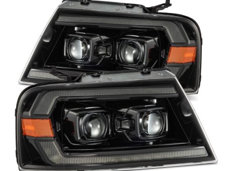 AlphaRex 04-08 Ford F150 PRO-Series Projector Headlights Chrome w  Sequential Signal and DRL For Discount