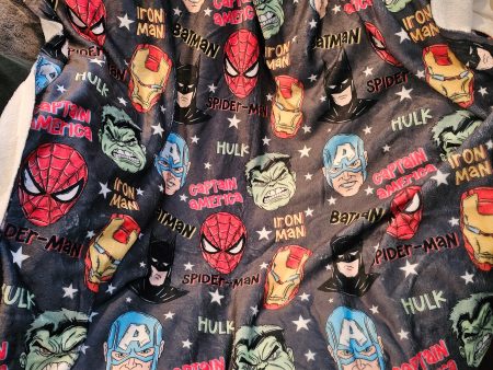 Rts: superhero 50x60 blanket Hot on Sale