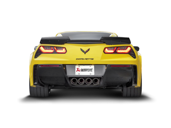 Akrapovic 14-17 Chevrolet Corvette Z06 (C7) Slip-On Line (Titanium) w  Carbon Tips Sale