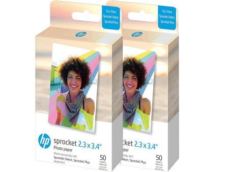 HP Sprocket 2.3  x 3.4  Premium Zink Sticky Back Photo Paper (100 Sheets) Sale