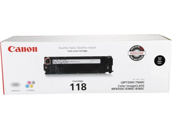 Canon 118 Black Toner Cartridge (2662B001) Online now