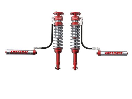 aFe Sway-A-Way 10-14 F150 Raptor 6.2L 3.0 Front Coilover Kit w  Remote Reservoirs and Compr Adjuster Discount