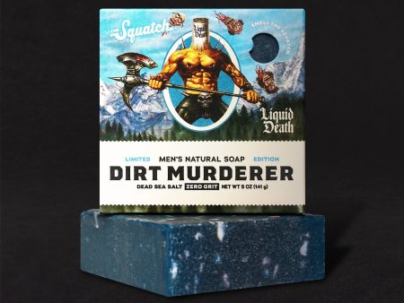 Liquid Death x Dr. Squatch Dirt Murderer Soap Supply