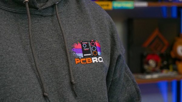 PCBros Embroidered Sports Hoodie For Discount