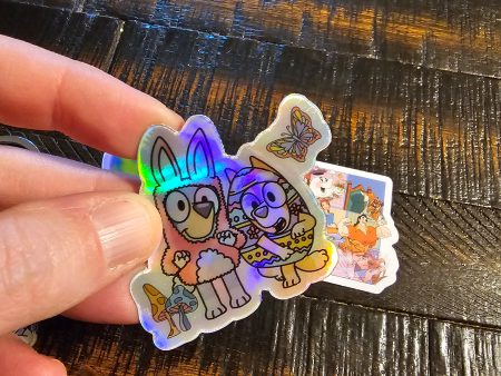 Rts sticker holographic easter heeler Online Sale