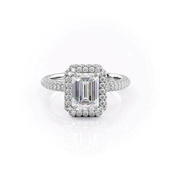 The Kylie Set With A 1.5 Carat Emerald Lab Diamond on Sale