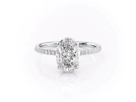 The Aline Set With A 2.5 Carat Oval Lab Diamond Sale