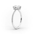 The Aline Set With A 1 Carat Pear Lab Diamond Online