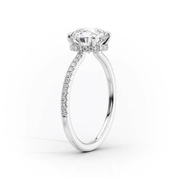 The Aline Set With A 1 Carat Pear Lab Diamond Online