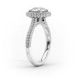 The Kylie Set With A 1.5 Carat Radiant Lab Diamond Online