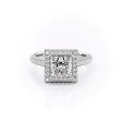 The Kylie Set With A 2.5 Carat Princess Lab Diamond Hot on Sale