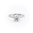 The Aline Set With A 1 Carat Round Lab Diamond Online Hot Sale