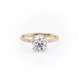 The Aline Set With A 1 Carat Round Lab Diamond Online