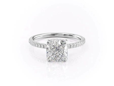 The Aline Set With A 3 Carat Cushion Lab Diamond Fashion